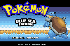 Portada de Pokémon Blue Sea