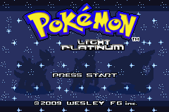 Portada de Pokémon Light Platinum