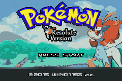Portada de Pokémon Resolute
