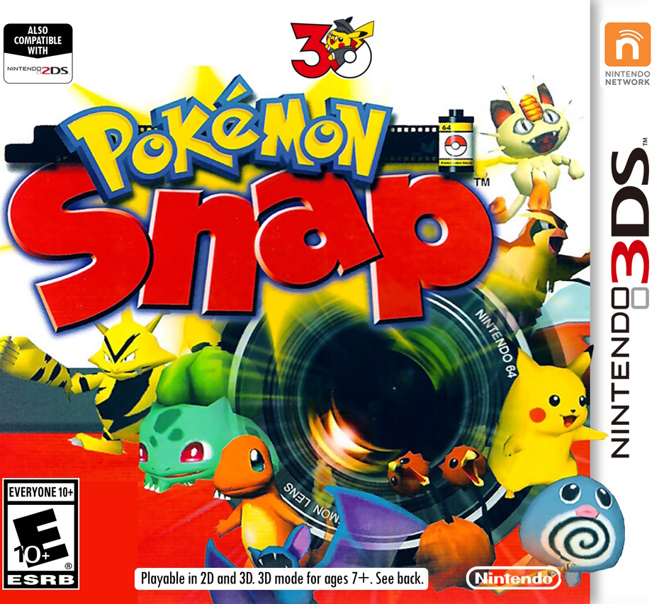 Portada de Pokémon Snap 3DS